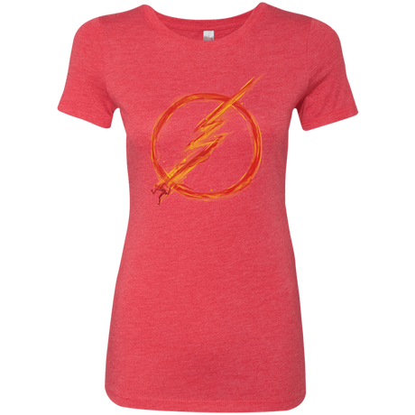 T-Shirts Vintage Red / S Speed Lightning Women's Triblend T-Shirt