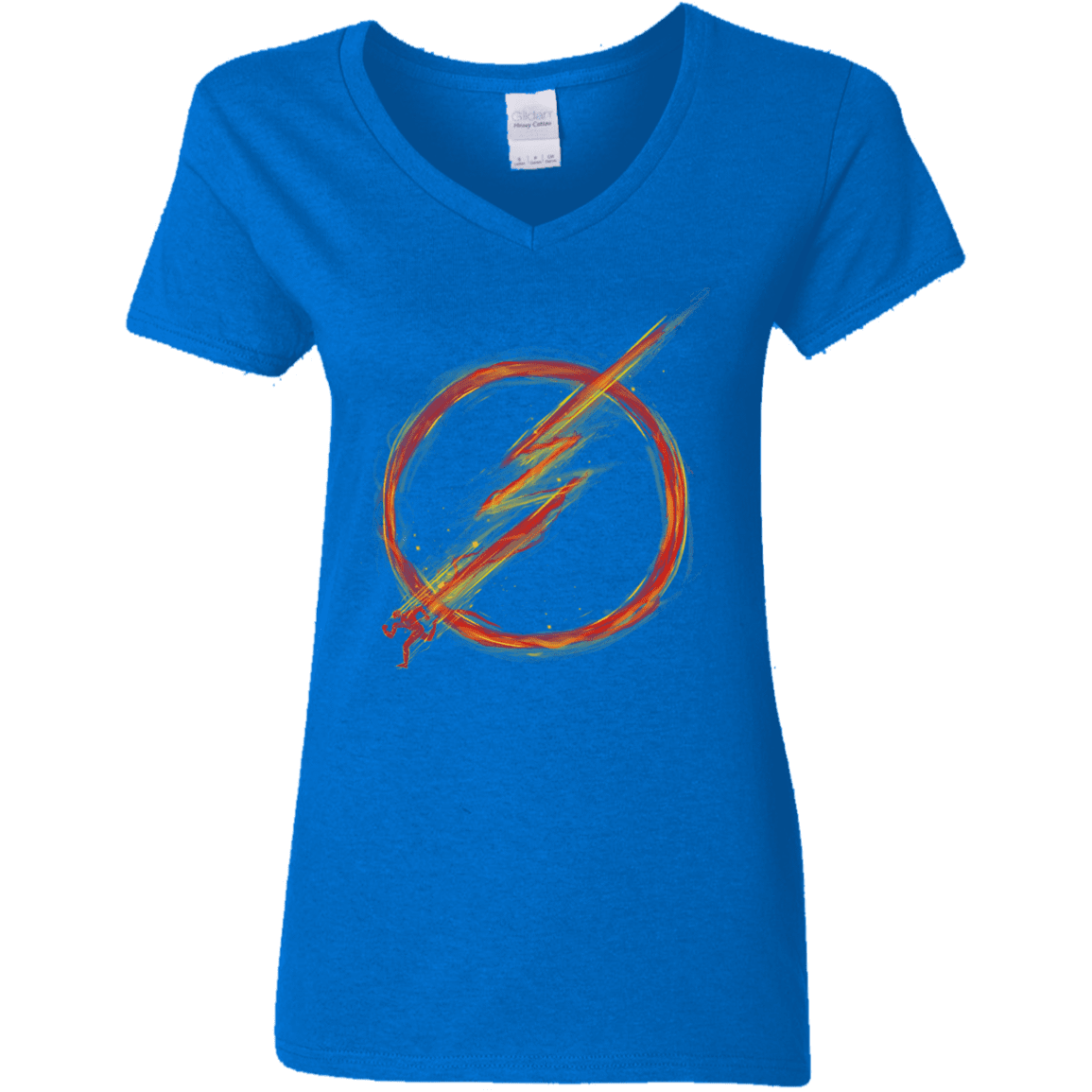 T-Shirts Royal / S Speed Lightning Women's V-Neck T-Shirt
