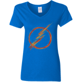 T-Shirts Royal / S Speed Lightning Women's V-Neck T-Shirt