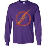 T-Shirts Purple / YS Speed Lightning Youth Long Sleeve T-Shirt