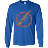 T-Shirts Royal / YS Speed Lightning Youth Long Sleeve T-Shirt