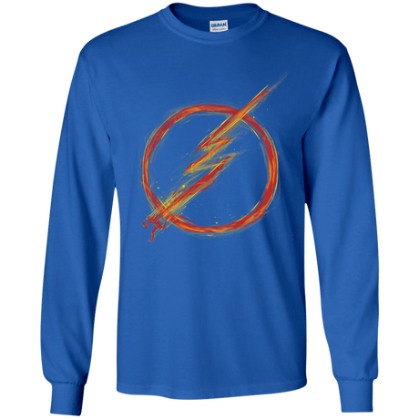 T-Shirts Royal / YS Speed Lightning Youth Long Sleeve T-Shirt