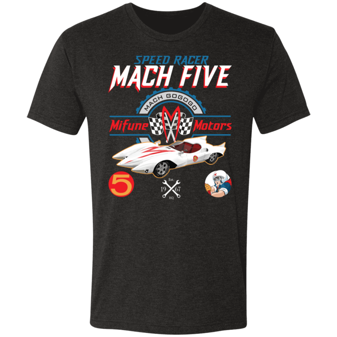 T-Shirts Vintage Black / S Speed Racing Motors Men's Triblend T-Shirt