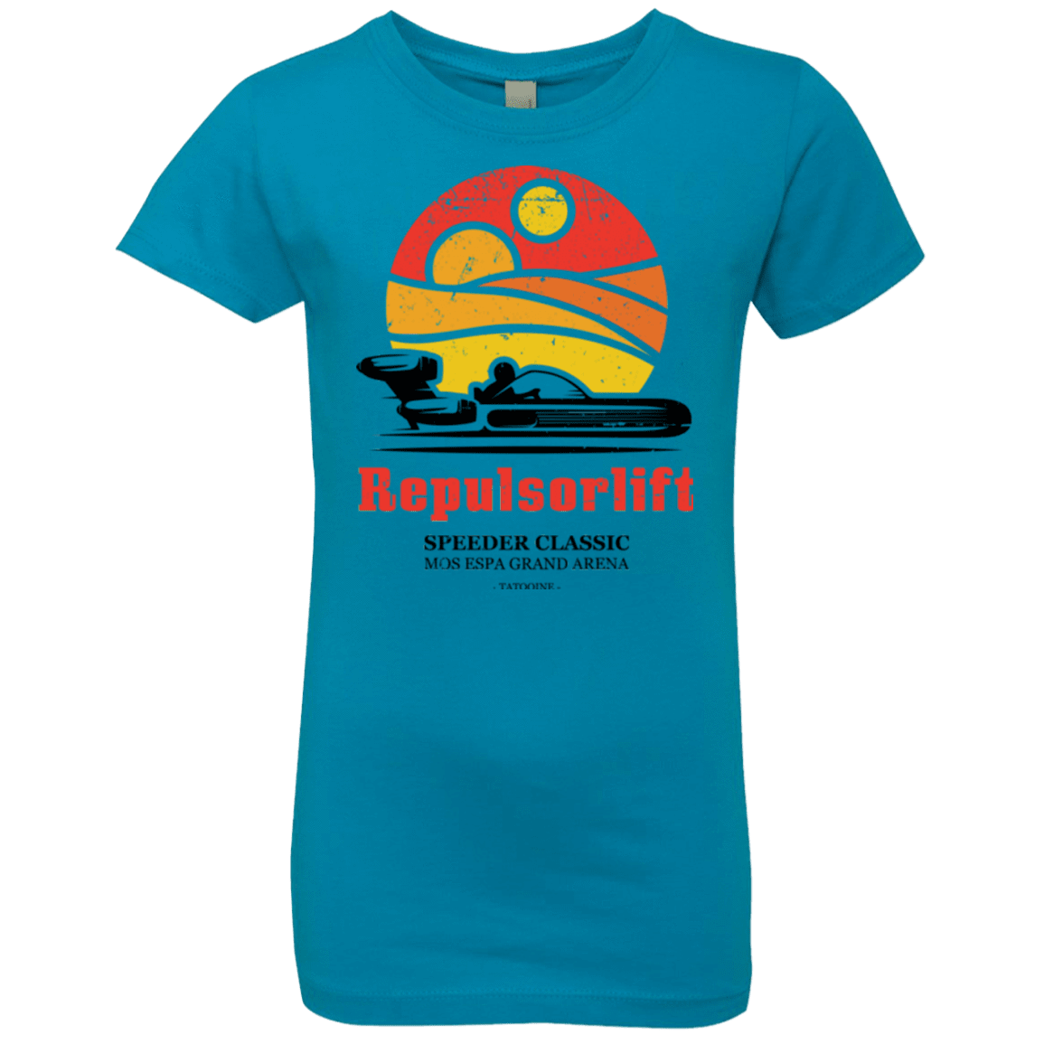 T-Shirts Turquoise / YXS Speeder Classic Girls Premium T-Shirt