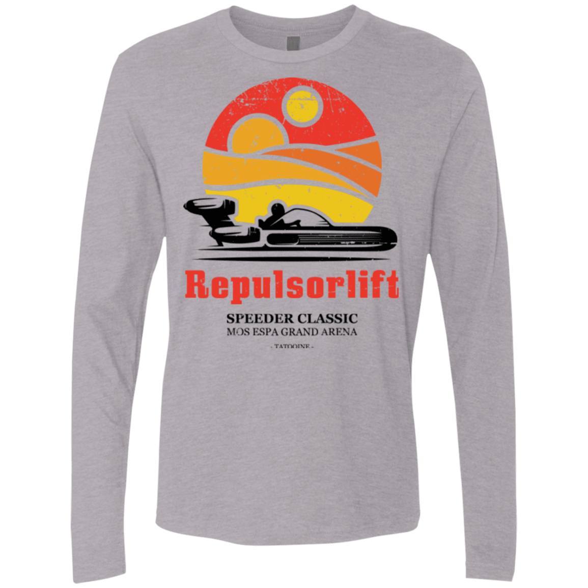 T-Shirts Heather Grey / Small Speeder Classic Men's Premium Long Sleeve