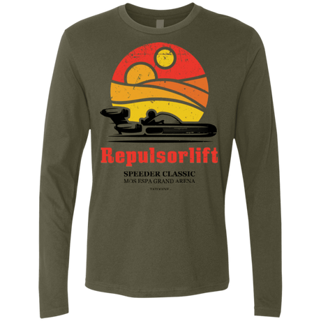 T-Shirts Military Green / Small Speeder Classic Men's Premium Long Sleeve