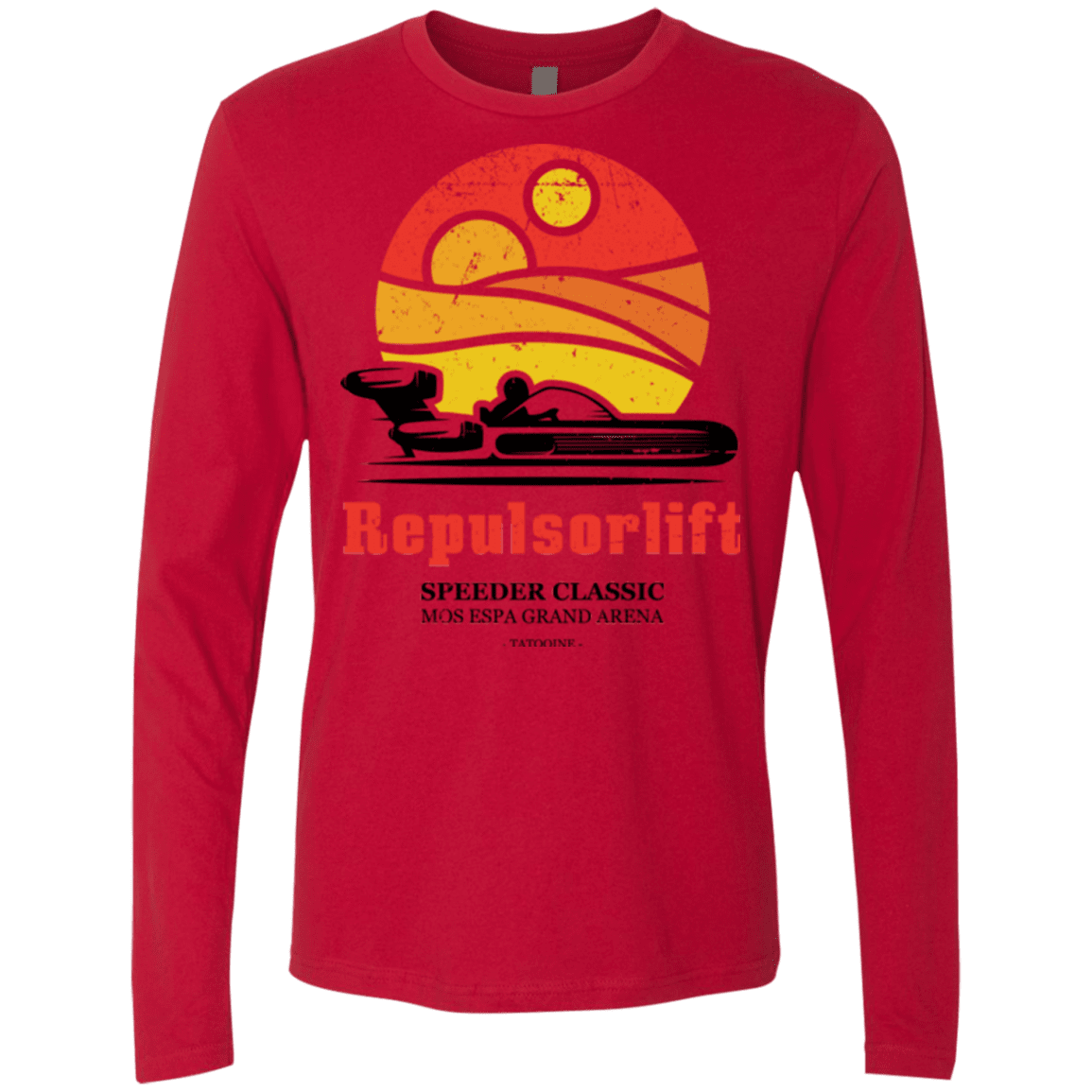 T-Shirts Red / Small Speeder Classic Men's Premium Long Sleeve