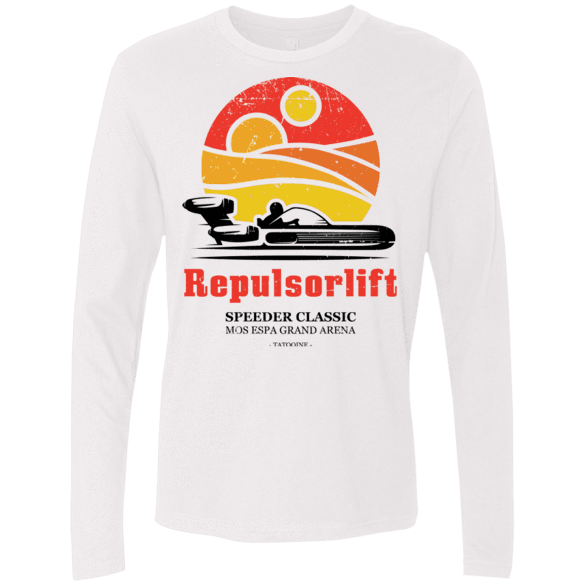 T-Shirts White / Small Speeder Classic Men's Premium Long Sleeve