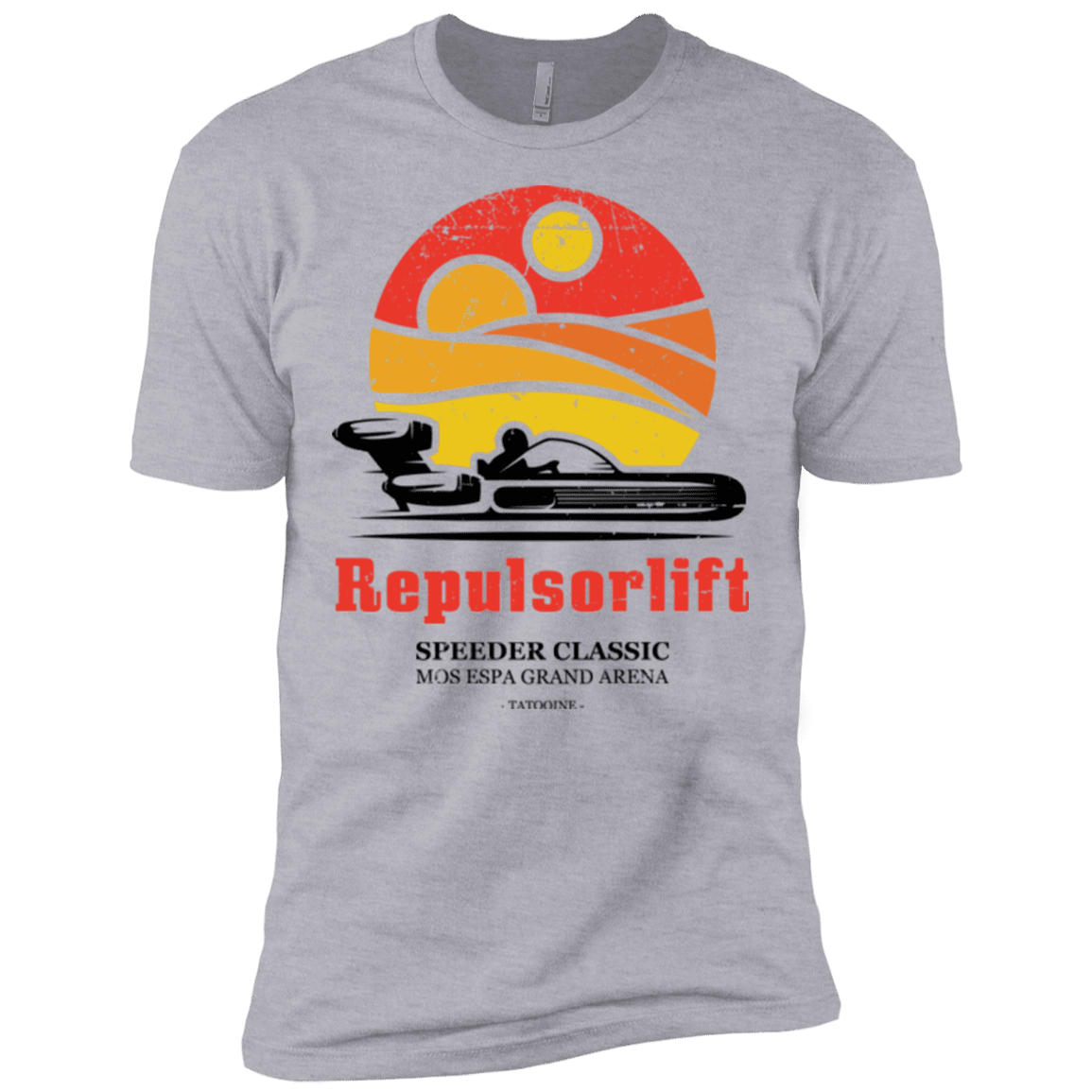 T-Shirts Heather Grey / X-Small Speeder Classic Men's Premium T-Shirt