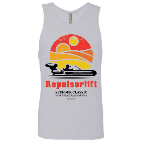 T-Shirts Heather Grey / Small Speeder Classic Men's Premium Tank Top