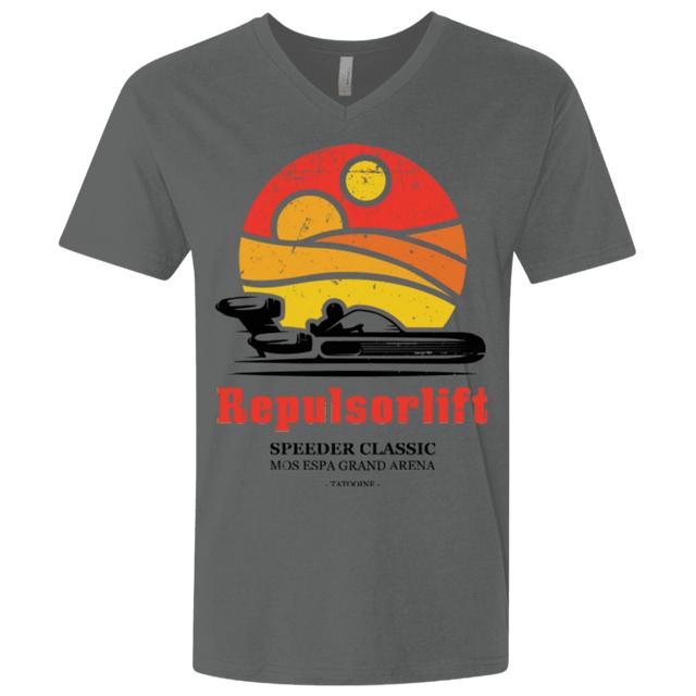 T-Shirts Heavy Metal / X-Small Speeder Classic Men's Premium V-Neck