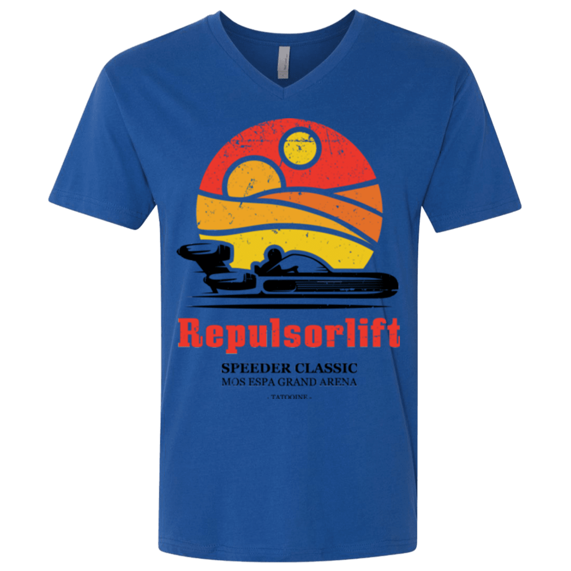 T-Shirts Royal / X-Small Speeder Classic Men's Premium V-Neck