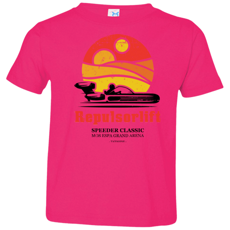 T-Shirts Hot Pink / 2T Speeder Classic Toddler Premium T-Shirt