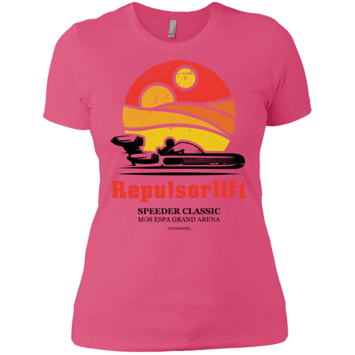T-Shirts Hot Pink / X-Small Speeder Classic Women's Premium T-Shirt