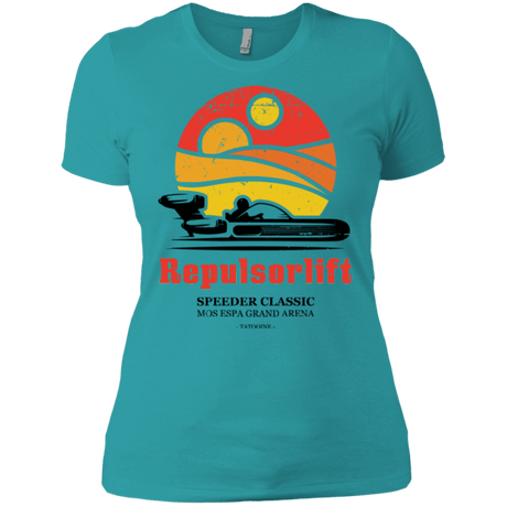 T-Shirts Tahiti Blue / X-Small Speeder Classic Women's Premium T-Shirt
