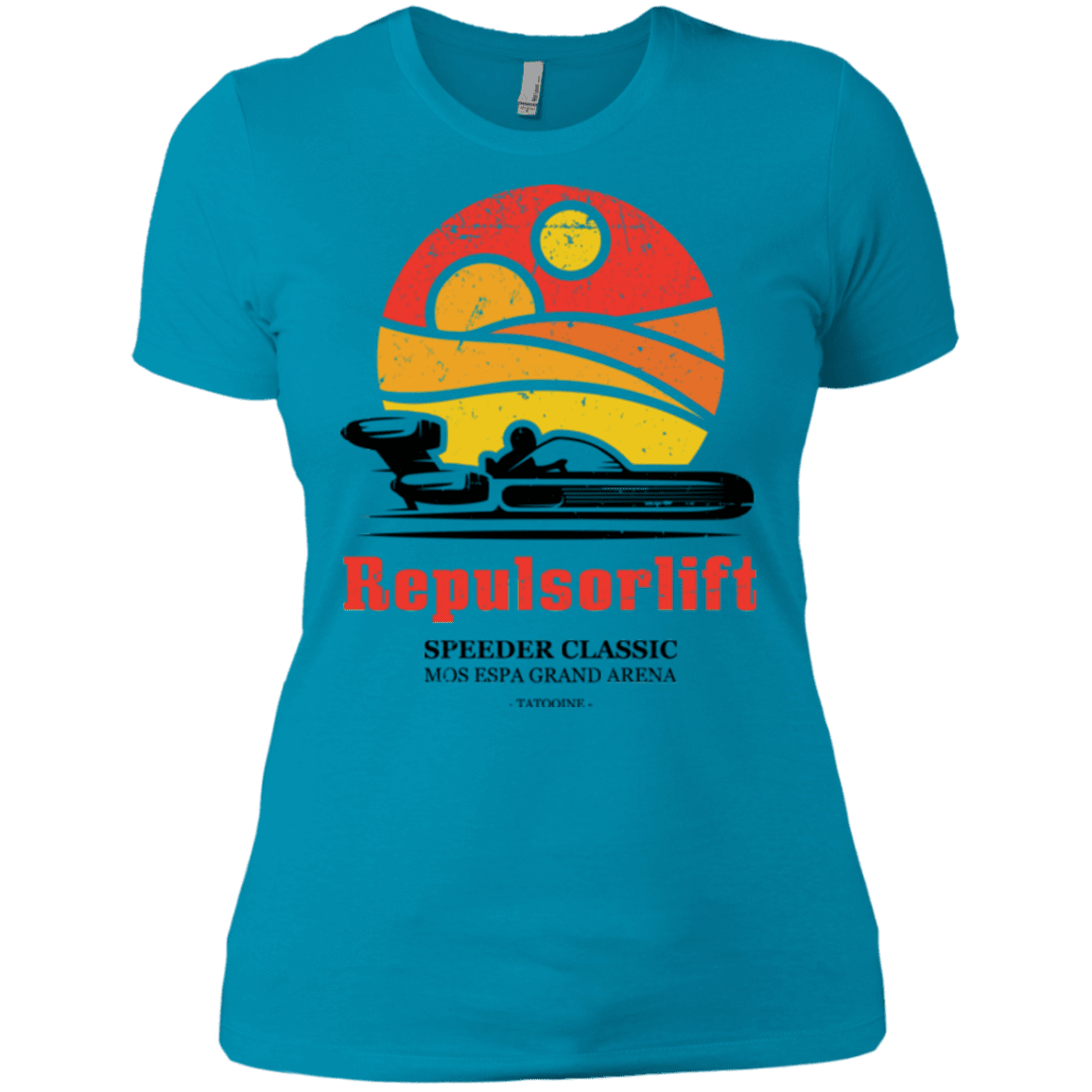 T-Shirts Turquoise / X-Small Speeder Classic Women's Premium T-Shirt