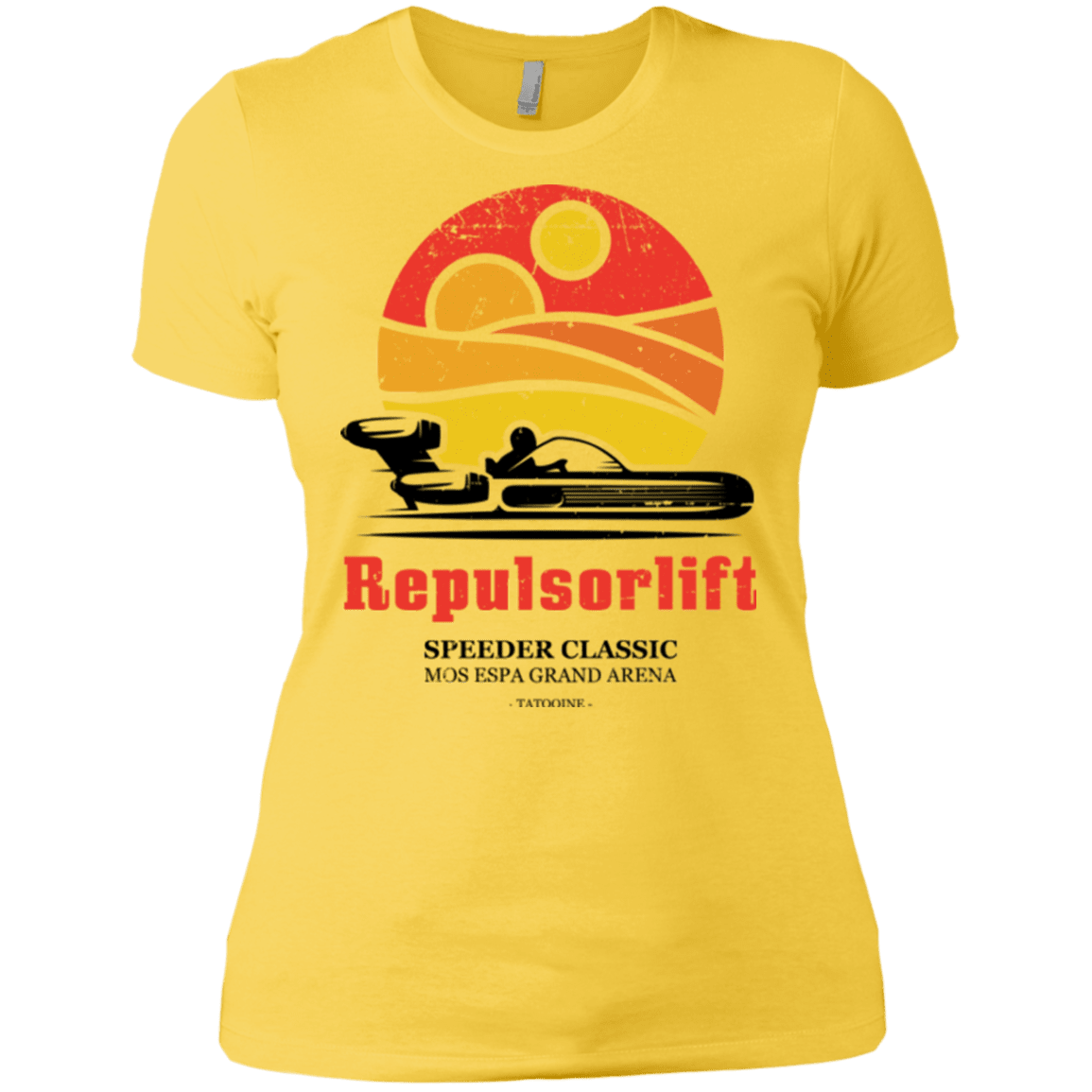 T-Shirts Vibrant Yellow / X-Small Speeder Classic Women's Premium T-Shirt