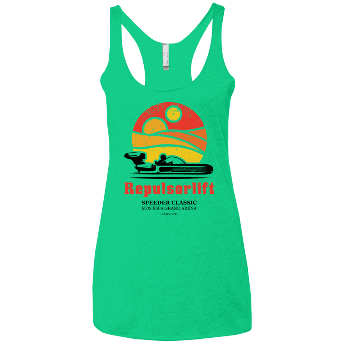 T-Shirts Envy / X-Small Speeder Classic Women's Triblend Racerback Tank