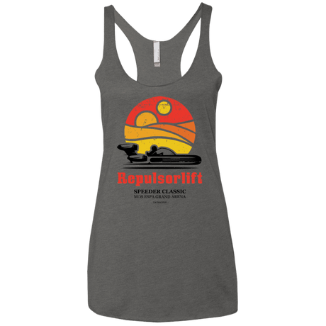 T-Shirts Premium Heather / X-Small Speeder Classic Women's Triblend Racerback Tank