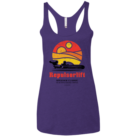 T-Shirts Purple / X-Small Speeder Classic Women's Triblend Racerback Tank