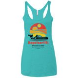 T-Shirts Tahiti Blue / X-Small Speeder Classic Women's Triblend Racerback Tank