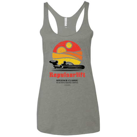 T-Shirts Venetian Grey / X-Small Speeder Classic Women's Triblend Racerback Tank