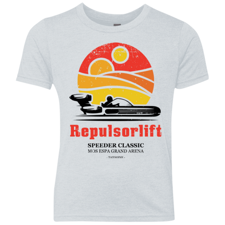 T-Shirts Heather White / YXS Speeder Classic Youth Triblend T-Shirt