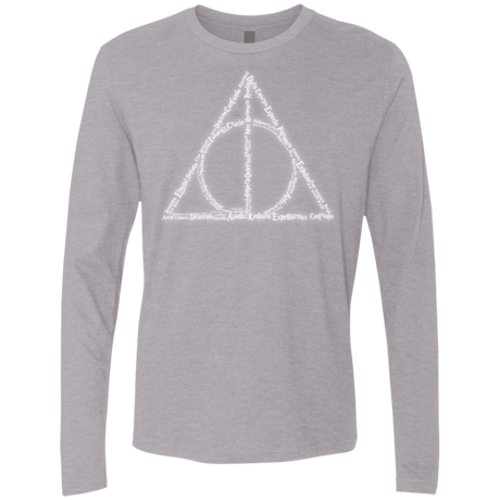 T-Shirts Heather Grey / Small Spells Men's Premium Long Sleeve