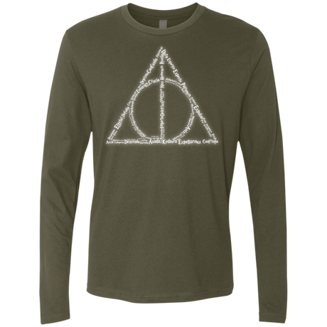 T-Shirts Military Green / Small Spells Men's Premium Long Sleeve