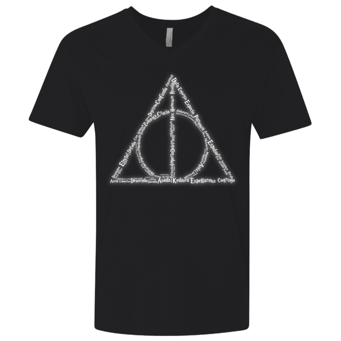 T-Shirts Black / X-Small Spells Men's Premium V-Neck