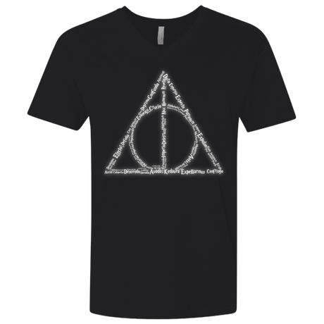 T-Shirts Black / X-Small Spells Men's Premium V-Neck