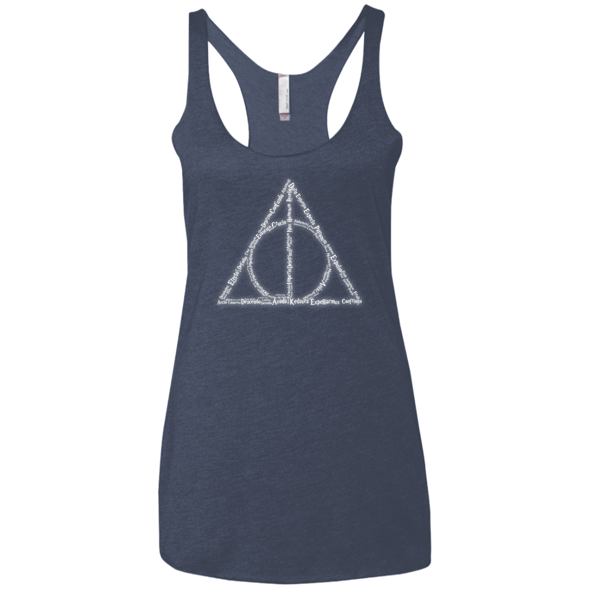 T-Shirts Vintage Navy / X-Small Spells Women's Triblend Racerback Tank