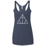 T-Shirts Vintage Navy / X-Small Spells Women's Triblend Racerback Tank