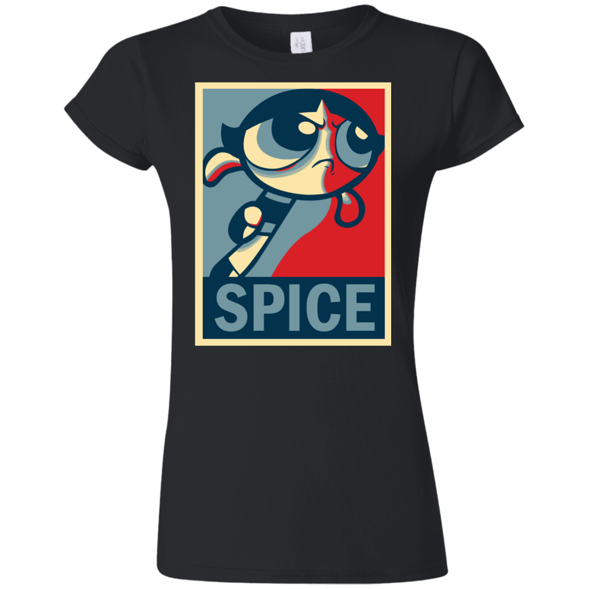 T-Shirts Black / S Spice Powerpuff Junior Slimmer-Fit T-Shirt