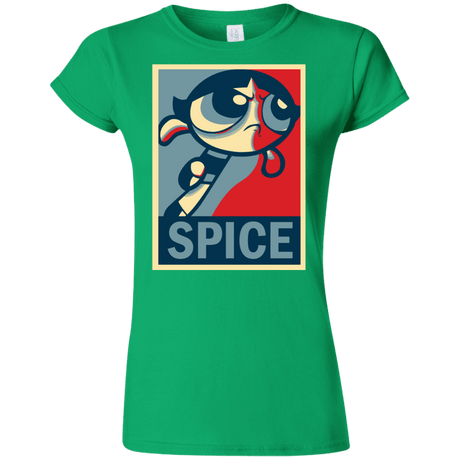 T-Shirts Irish Green / S Spice Powerpuff Junior Slimmer-Fit T-Shirt