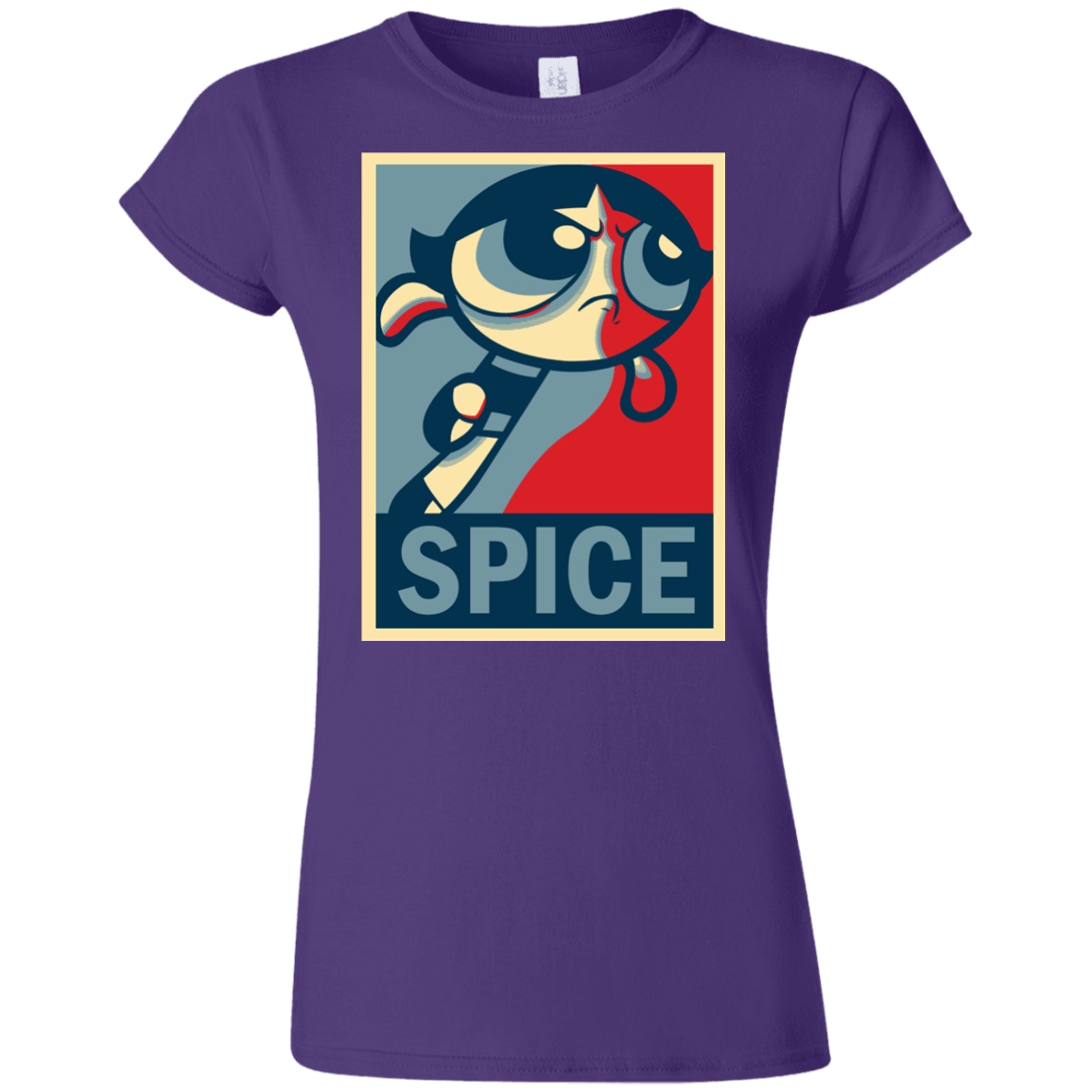 T-Shirts Purple / S Spice Powerpuff Junior Slimmer-Fit T-Shirt