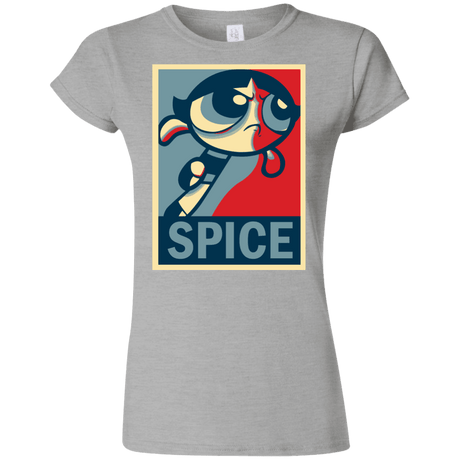 T-Shirts Sport Grey / S Spice Powerpuff Junior Slimmer-Fit T-Shirt