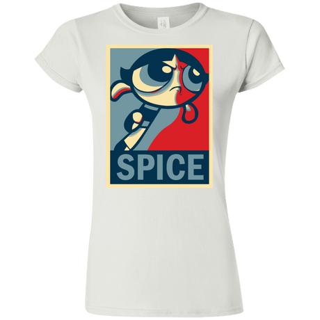 T-Shirts White / S Spice Powerpuff Junior Slimmer-Fit T-Shirt