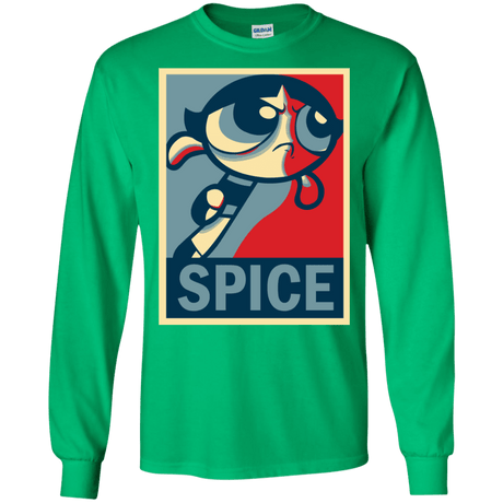 T-Shirts Irish Green / S Spice Powerpuff Men's Long Sleeve T-Shirt