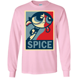 T-Shirts Light Pink / S Spice Powerpuff Men's Long Sleeve T-Shirt