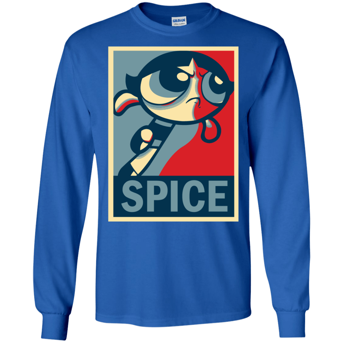 T-Shirts Royal / S Spice Powerpuff Men's Long Sleeve T-Shirt