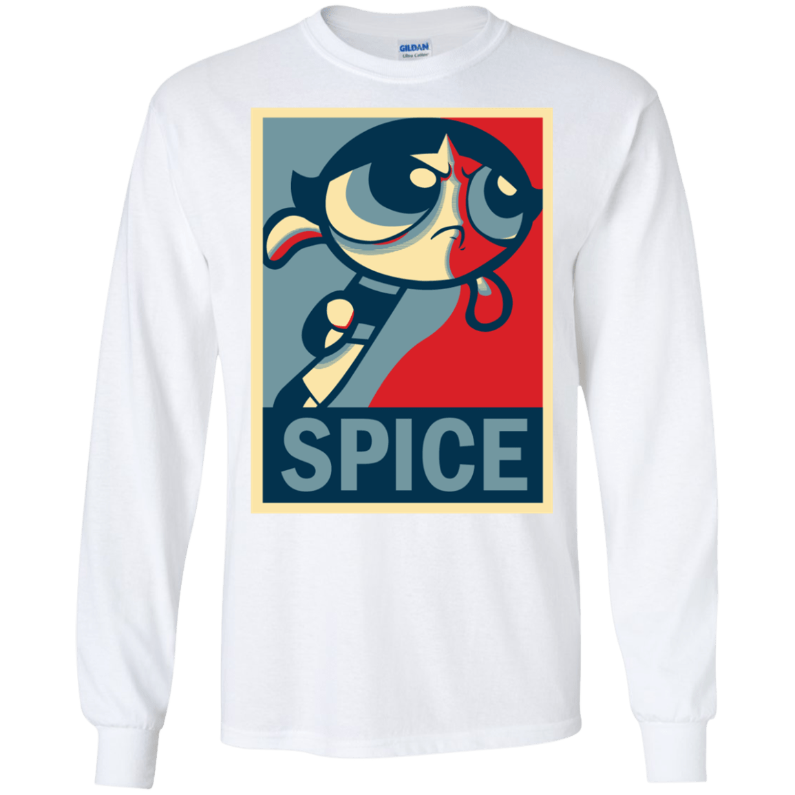 T-Shirts White / S Spice Powerpuff Men's Long Sleeve T-Shirt