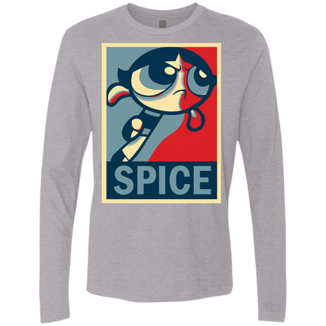 T-Shirts Heather Grey / S Spice Powerpuff Men's Premium Long Sleeve