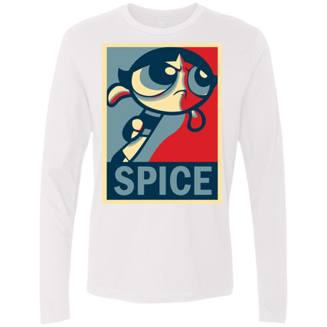 T-Shirts White / S Spice Powerpuff Men's Premium Long Sleeve