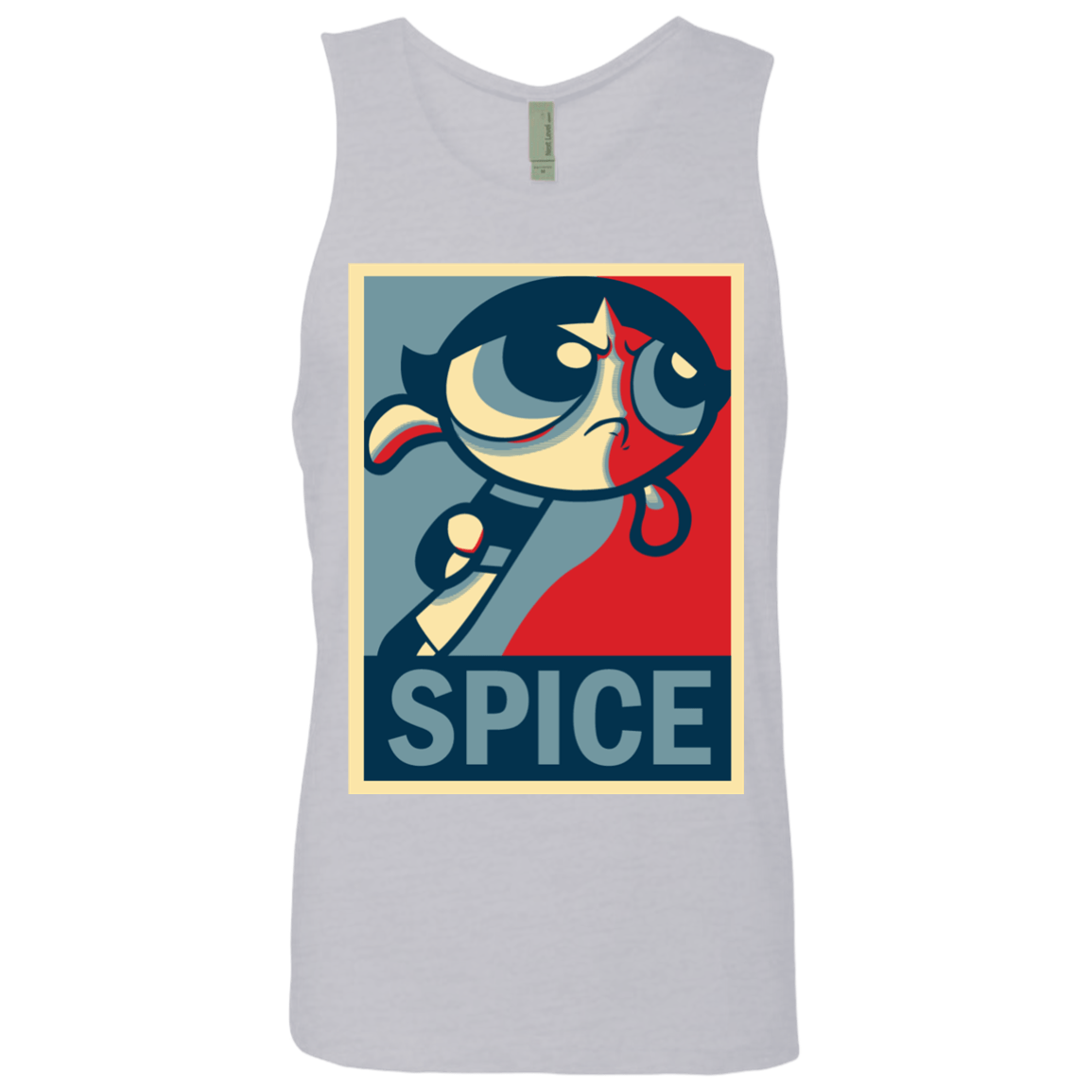 T-Shirts Heather Grey / S Spice Powerpuff Men's Premium Tank Top