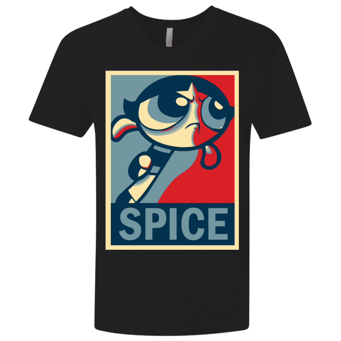 T-Shirts Black / X-Small Spice Powerpuff Men's Premium V-Neck