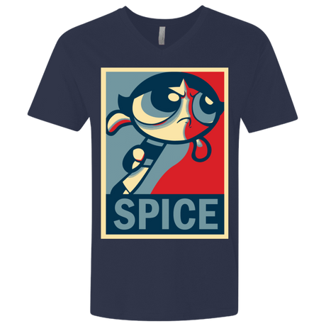 T-Shirts Midnight Navy / X-Small Spice Powerpuff Men's Premium V-Neck