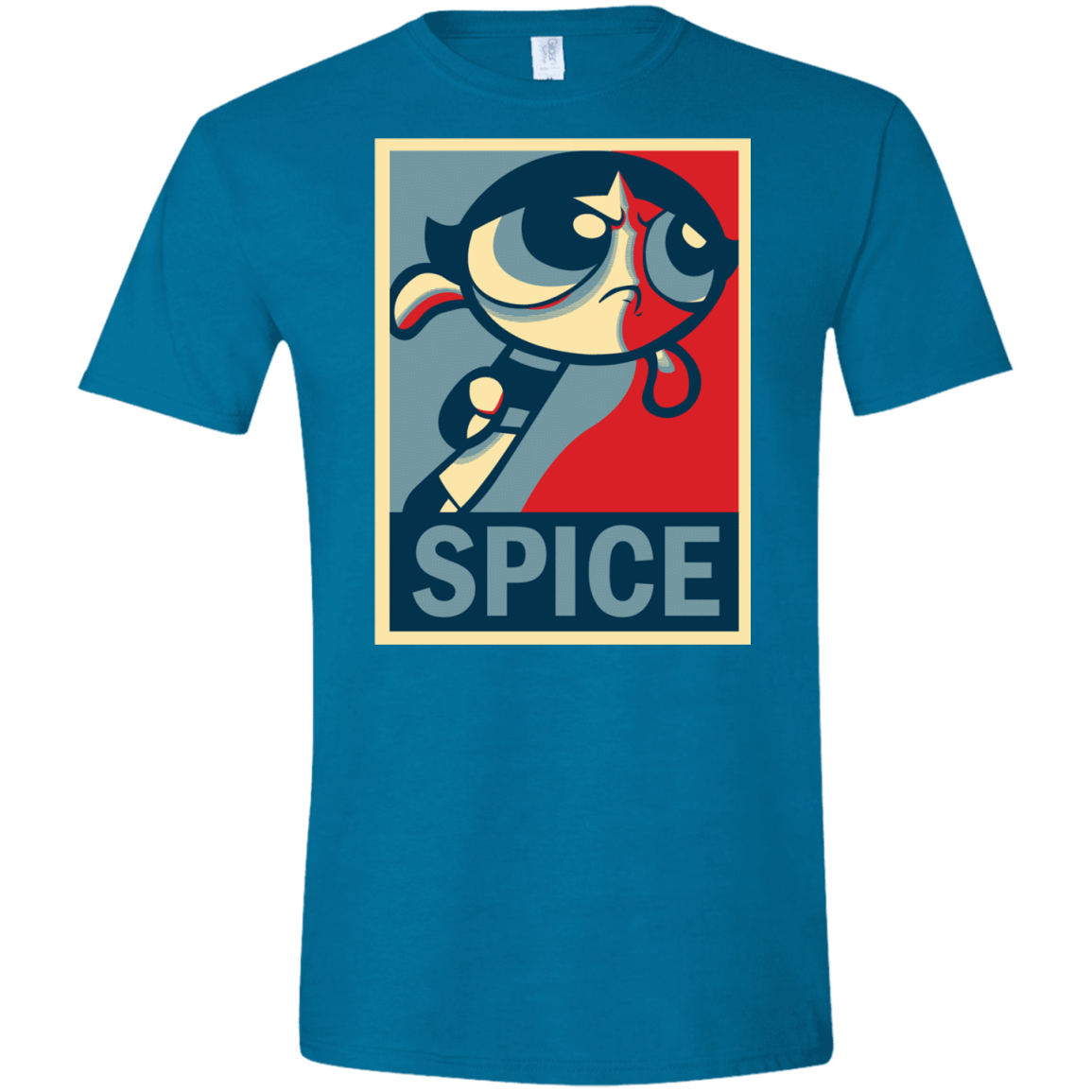 T-Shirts Antique Sapphire / S Spice Powerpuff Men's Semi-Fitted Softstyle