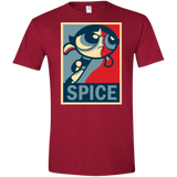 T-Shirts Cardinal Red / S Spice Powerpuff Men's Semi-Fitted Softstyle
