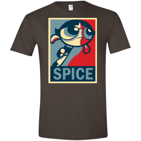 T-Shirts Dark Chocolate / S Spice Powerpuff Men's Semi-Fitted Softstyle